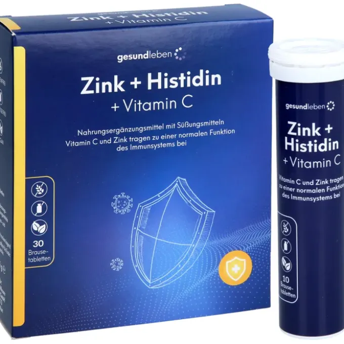 GESUND LEBEN Zink+Histidin+Vit.C Brausetabletten 30 Stück