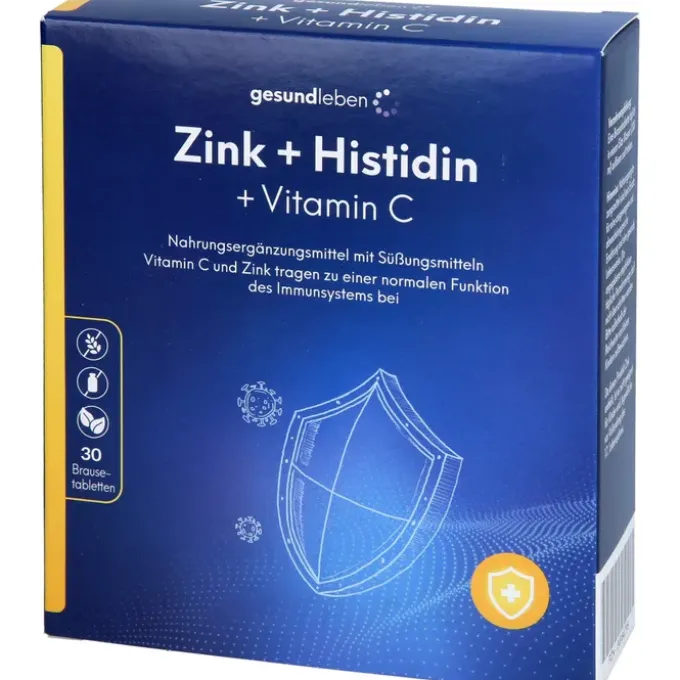 GESUND LEBEN Zink+Histidin+Vit.C Brausetabletten 30 Stück