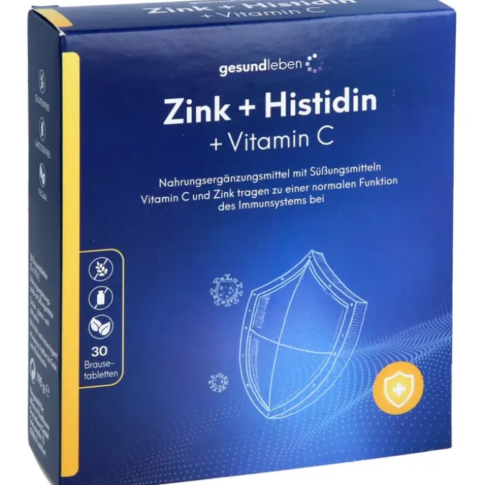 GESUND LEBEN Zink+Histidin+Vit.C Brausetabletten 30 Stück