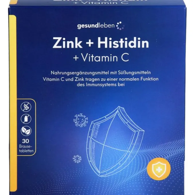 GESUND LEBEN Zink+Histidin+Vit.C Brausetabletten 30 Stück
