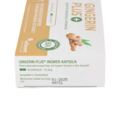 GINGERIN PLUS Kapseln 60 Stück