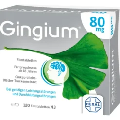 GINGIUM 80 mg Filmtabletten 120 St