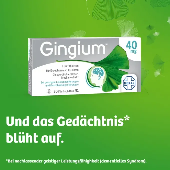 GINGIUM 40 mg Filmtabletten 30 St