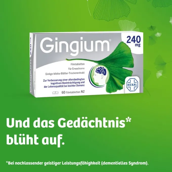 GINGIUM 240 mg Filmtabletten 80 St