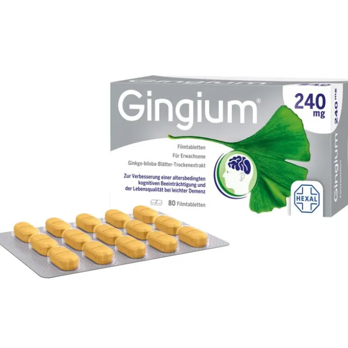 GINGIUM 240 mg Filmtabletten 80 St