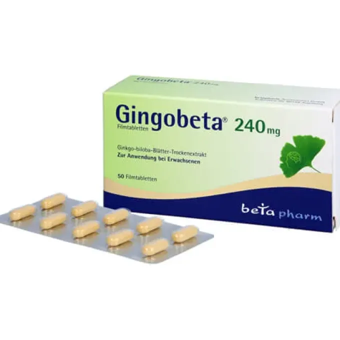 GINGOBETA 240 mg Filmtabletten 50 St
