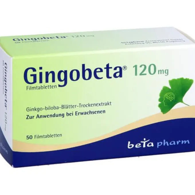 GINGOBETA 120 mg Filmtabletten 50 St