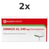 Ginkgo AL 240 mg Filmtabletten bei altersbedingten Gedächtniseinbußen mit leichter Demenz 2x120 St