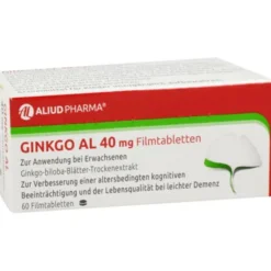 Ginkgo AL 40 mg Filmtabletten bei altersbedingten Gedächtniseinbußen mit leichter Demenz 60 St