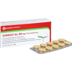 Ginkgo AL 80 mg Filmtabletten bei altersbedingten Gedächtniseinbußen mit leichter Demenz 30 St