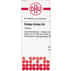 GINKGO BILOBA D 4 Tabletten 80 St