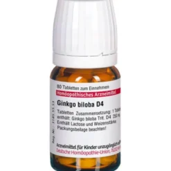 GINKGO BILOBA D 4 Tabletten 80 St