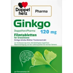 GINKGO DOPPELHERZPHARMA 120 mg Filmtabletten 30 St