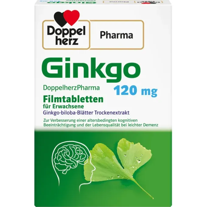 GINKGO DOPPELHERZPHARMA 120 mg Filmtabletten 30 St
