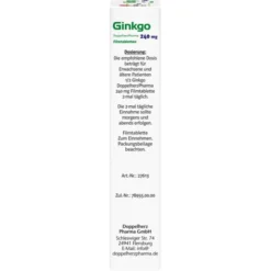 GINKGO DOPPELHERZPHARMA 240 mg Filmtabletten 30 St