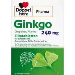 GINKGO DOPPELHERZPHARMA 240 mg Filmtabletten 30 St