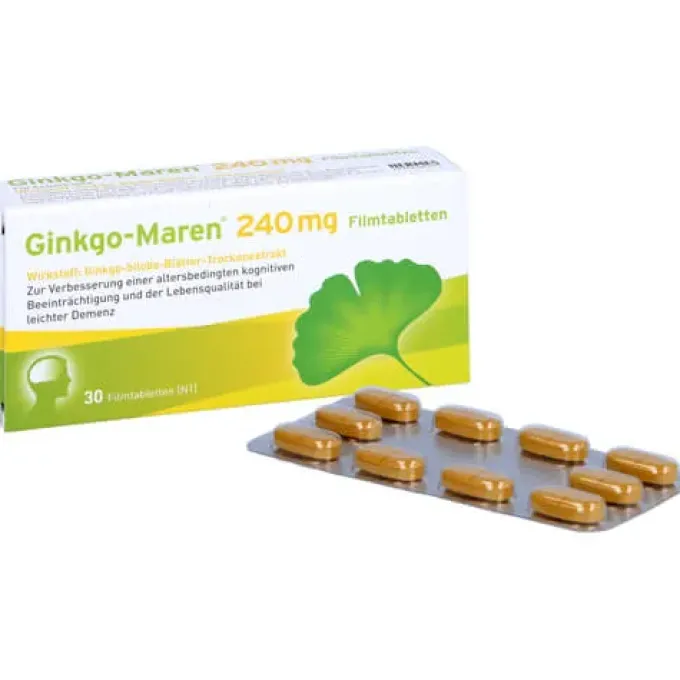 GINKGO-MAREN 240 mg Filmtabletten 30 St