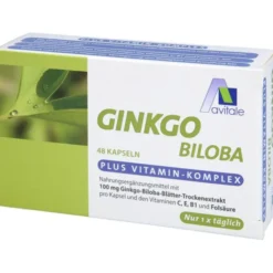 GINKGO 100 mg Kapseln+B1+C+E 48 Stück