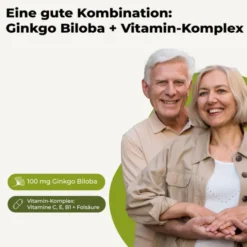 GINKGO 100 mg Kapseln+B1+C+E 192 Stück