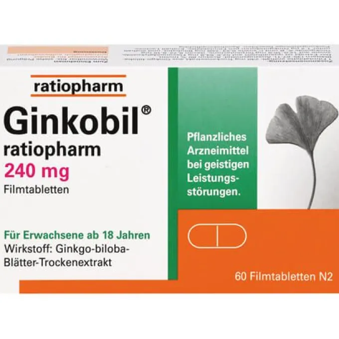 GINKOBIL-ratiopharm 240 mg Filmtabletten 60 St