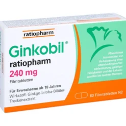 GINKOBIL-ratiopharm 240 mg Filmtabletten 60 St