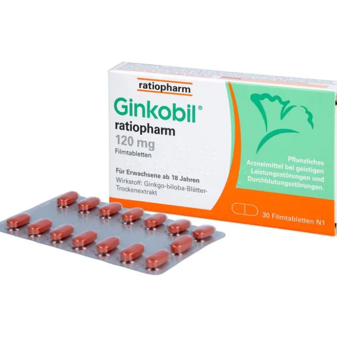 GINKOBIL-ratiopharm 120 mg Filmtabletten 30 St