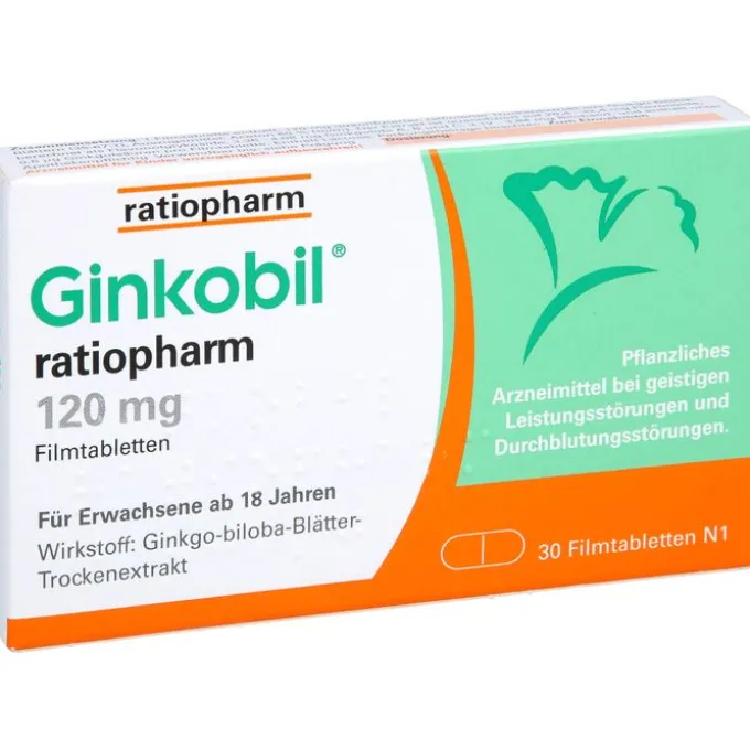 GINKOBIL-ratiopharm 120 mg Filmtabletten 30 St