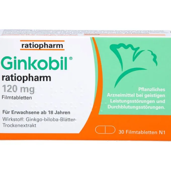 GINKOBIL-ratiopharm 120 mg Filmtabletten 30 St
