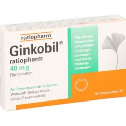 GINKOBIL-ratiopharm 40 mg Filmtabletten 30 St