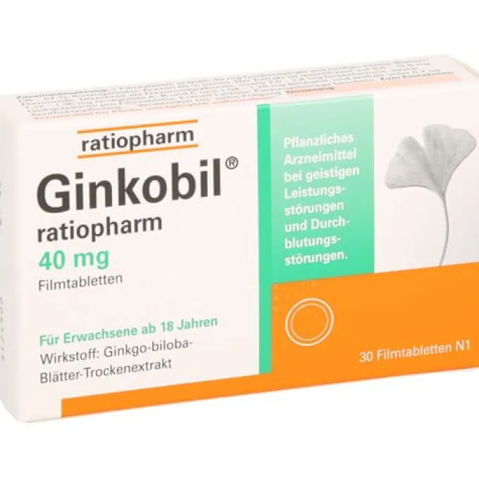 GINKOBIL-ratiopharm 40 mg Filmtabletten 30 St