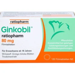GINKOBIL-ratiopharm 80 mg Filmtabletten 120 St