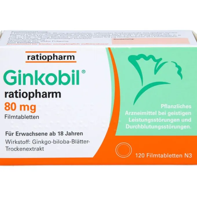 GINKOBIL-ratiopharm 80 mg Filmtabletten 120 St