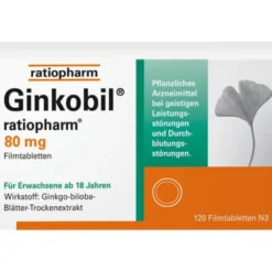 GINKOBIL-ratiopharm 80 mg Filmtabletten 120 St