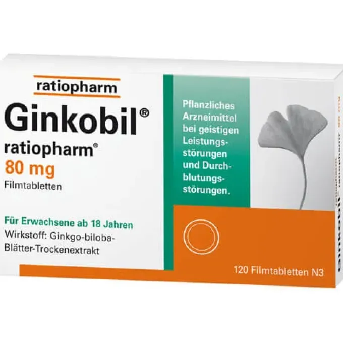 GINKOBIL-ratiopharm 80 mg Filmtabletten 120 St