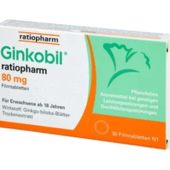 GINKOBIL-ratiopharm 80 mg Filmtabletten 30 St