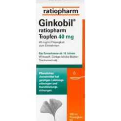 GINKOBIL-ratiopharm Tropfen 40 mg 100 ml