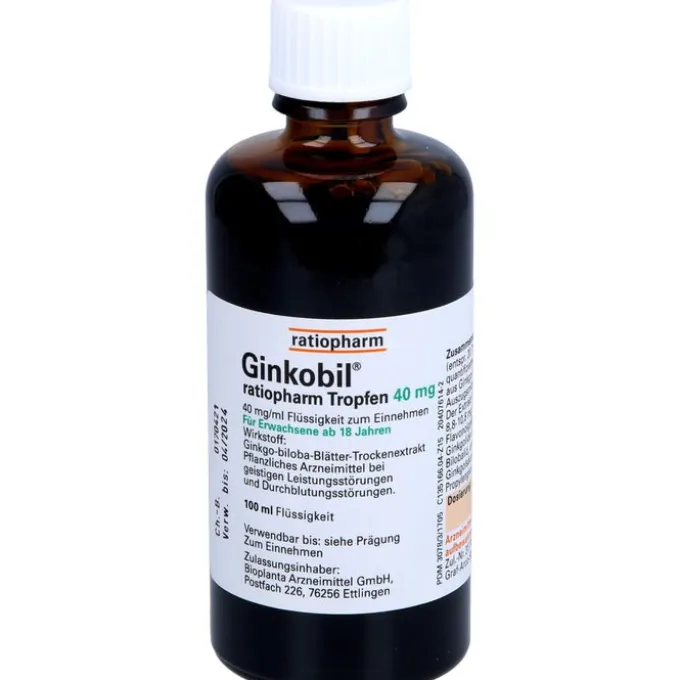 GINKOBIL-ratiopharm Tropfen 40 mg 100 ml
