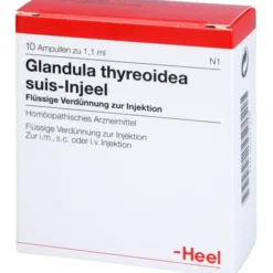 GLANDULA THYREOIDEA suis Injeel Ampullen 10 St