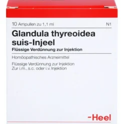 GLANDULA THYREOIDEA suis Injeel Ampullen 10 St