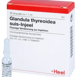 GLANDULA THYREOIDEA suis Injeel Ampullen 10 St