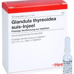 GLANDULA THYREOIDEA suis Injeel Ampullen 10 St