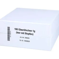 GLASRÖHRCHEN f.Taschenapotheke 100 St
