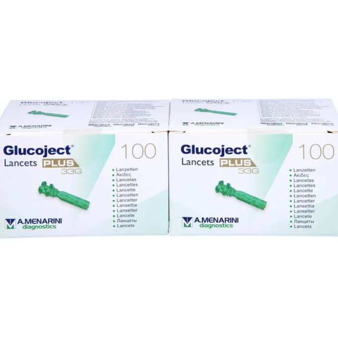 GLUCOJECT Lancets PLUS 33 G 200 St