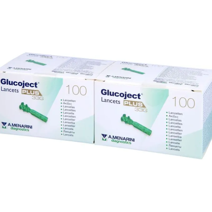 GLUCOJECT Lancets PLUS 33 G 200 St