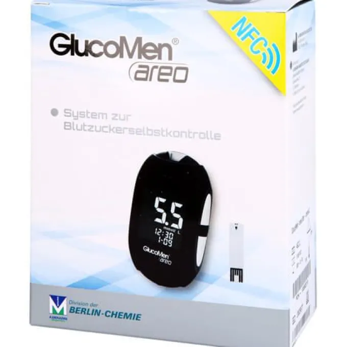 GLUCOMEN areo Blutzuckermessgerät Set mmol/l 1 St