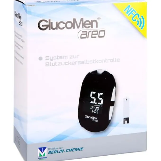 GLUCOMEN areo Blutzuckermessgerät Set mmol/l 1 St