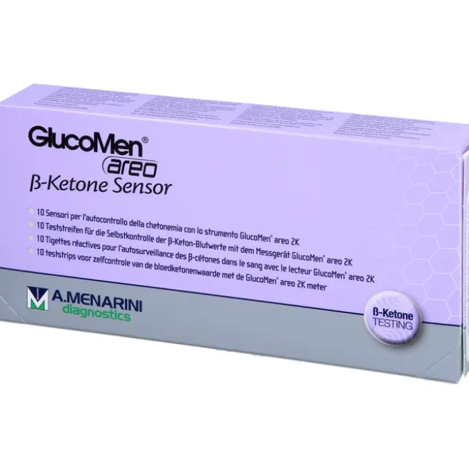 GLUCOMEN areo 2K ß-Ketone Sensor Teststreifen 10 St