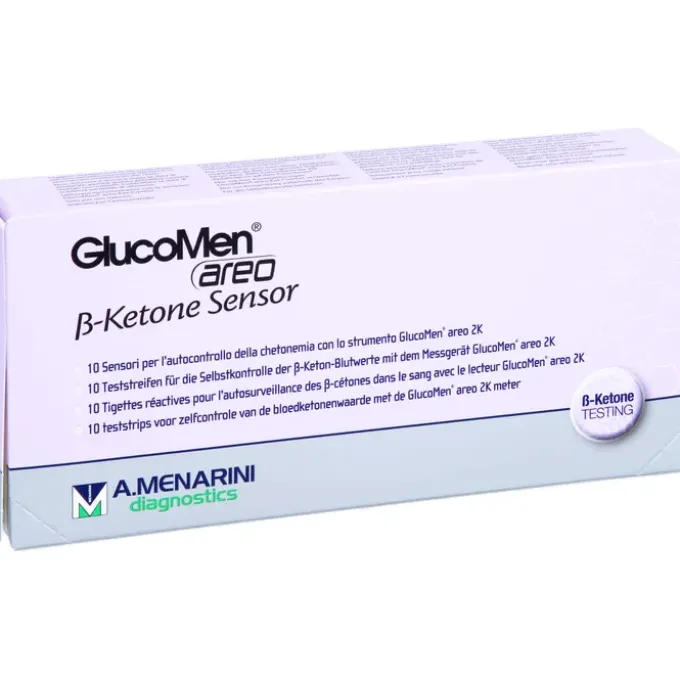 GLUCOMEN areo 2K ß-Ketone Sensor Teststreifen 10 St