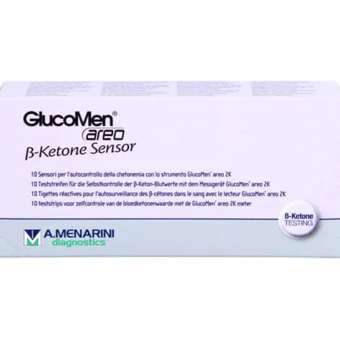 GLUCOMEN areo 2K ß-Ketone Sensor Teststreifen 10 St