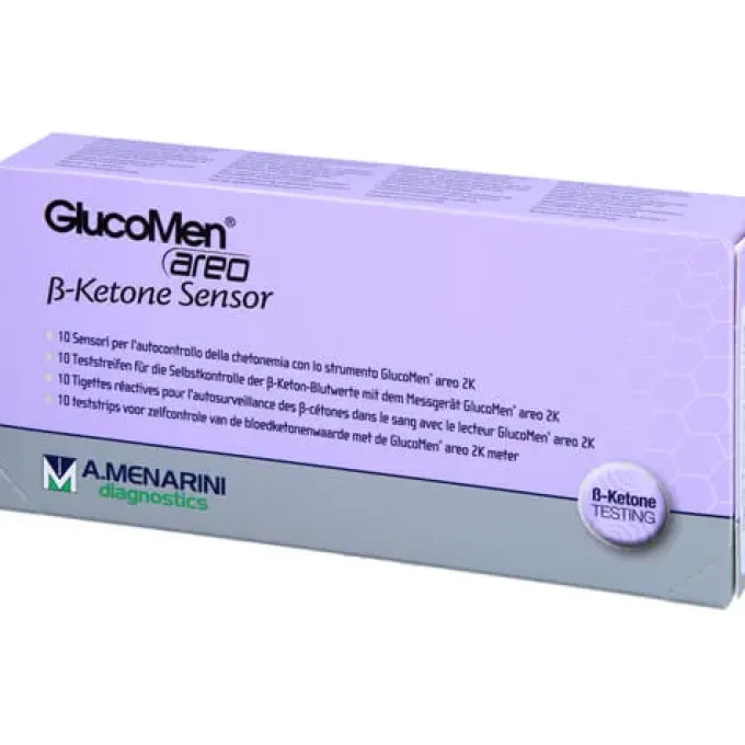 GLUCOMEN areo 2K ß-Ketone Sensor Teststreifen 10 St